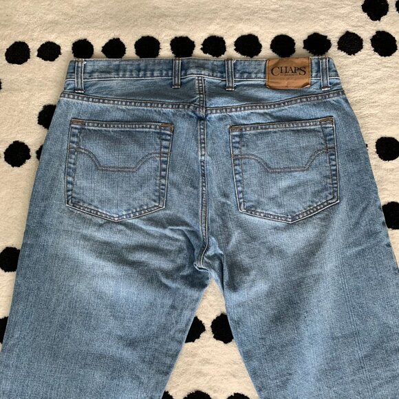 Chaps Denim Y2K Straight Fit Light Wash Casual Jeans - Picture 5 of 13